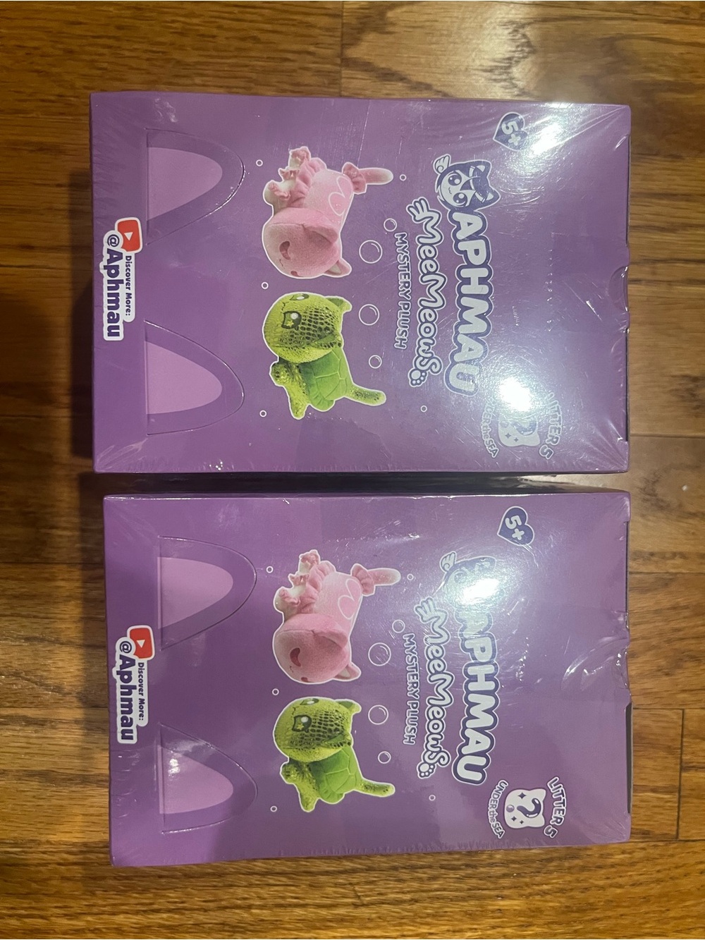 Aphmau MeeMeows Mystery Plush - Purple Surprise Pack set of 2 small plush